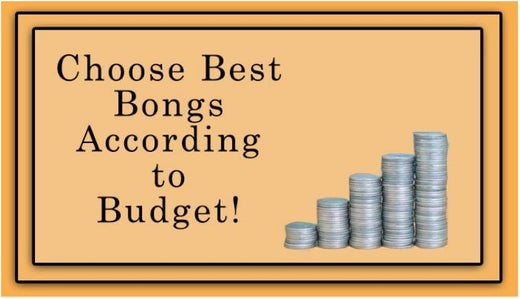 Choosing the Best Bongs according to your Budget!