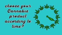 How to choose your Cannabis product according to time?