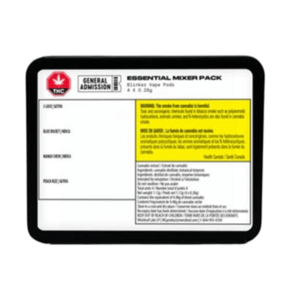 Extracts Inhaled - MB - General Admission Essential Mixer Pack THC Blinker Pod - Format: - General Admission