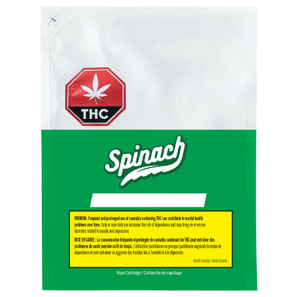 Extracts Inhaled - MB - Spinach Atomic Sour Grapefruit THC 510 Vape Cartridge - Format: - Spinach