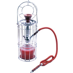 Hookah Single Hose With Carrying Cage Small