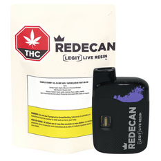Extracts Inhaled - MB - Redecan Purple Churro Live Resin THC Disposable Vape - Format: - Redecan