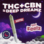 Extracts Inhaled - MB - Spinach Feelz Deep Dreamz Blackberry Kush THC-CBN Infused Pre-Roll - Format: - Spinach
