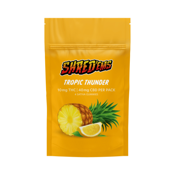 Edibles Solids - SK - Shred'Ems Tropic Thunder 1-4 THC-CBD Gummies - Format: - Shred'Ems