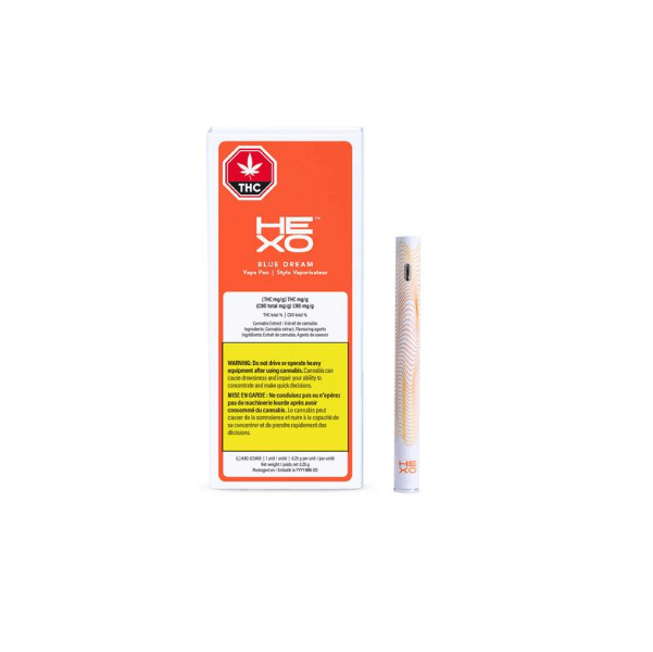 Extracts Inhaled - AB - Hexo Blue Dream THC Disposable Vape Pen - Format: - Hexo