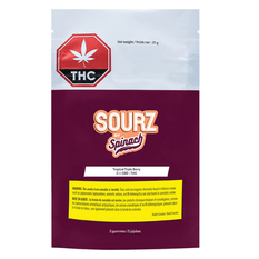 Edibles Solids - SK - Sourz by Spinach Tropical Triple Berry 1-2 THC-CBD Gummies - Format: - Spinach