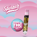 Extracts Inhaled - SK - Spinach Cotton Dandy Kush THC 510 Vape Cartridge - Format: - Spinach