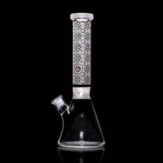 Glass Bong - Milkyway 15" 9mm X-Morphic Beaker - Milkyway