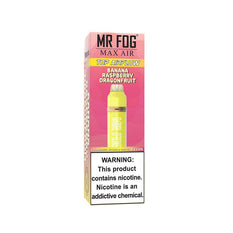 *EXCISED* RTL - Mr Fog Max Air Disposable Vape Banana Raspberry Dragonfruit 2500 Puffs - Mr Fog