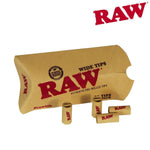 RTL - Raw Wide Pre-Rolled Unbleached Tips (21 PCS) - Raw