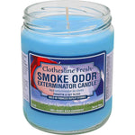 Smoke Odor Candle 13oz Clothesline Fre - Smoke Odor