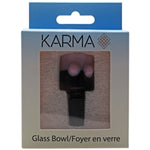 Glass Bowl Karma 14mm Black and Shade Cylindrical - Karma