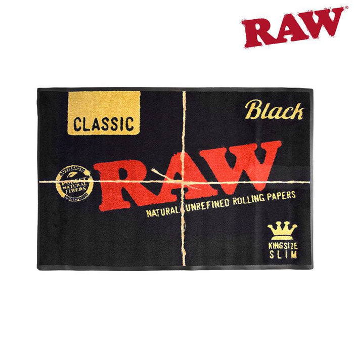 Raw Black Doormat Large - Raw