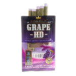 RTL - King Palm Mini Flavored Leaf Tubes Grape HD 5 Per Pack - King Palm