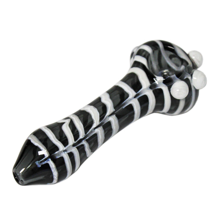 Glass Pipe Genuine Pipe Co 4" Domino - Genuine Pipe Co.