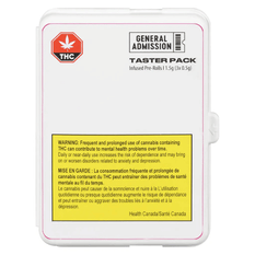 Extracts Inhaled - SK - General Admission Taster Pack Distillate Infused Pre-Roll - Format: - General Admission