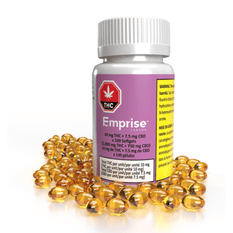 Extracts Ingested - SK - Emprise Canada 10-7.5 THC-CBD Oil Gelcaps - Format: - Emprise Canada
