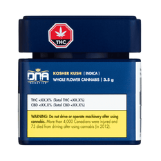 Dried Cannabis - DNA Genetics Kosher Kush Flower - Format: - DNA Genetics