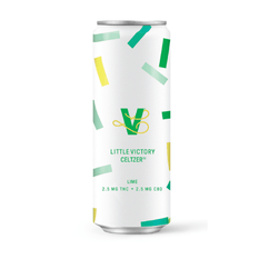 Edibles Non-Solids - SK - Little Victory Lime Celtzer 1-1 THC-CBD 2.5mg Beverage - Format: - Little Victory