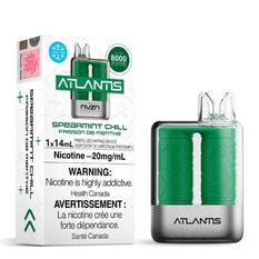 *EXCISED* RTL - Atlantis by NVZN Disposable Vape Rechargeable Spearmint Chill - NVZN