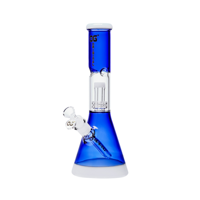 Glass Bong OG Color Tree Perc 12" - OG