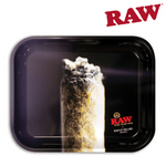 Raw Bentley Rolling Tray Large 13.6" x 11" x 1.2" - Raw