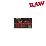 RTL - Raw Black Single Wide Double Window Rolling Papers - Raw