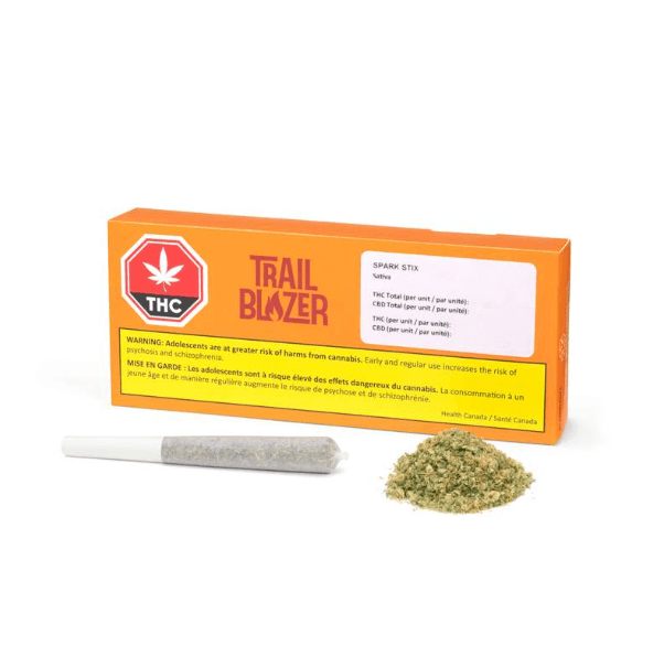 Dried Cannabis - AB - Trailblazer Spark Stix Pre-Roll - Grams: