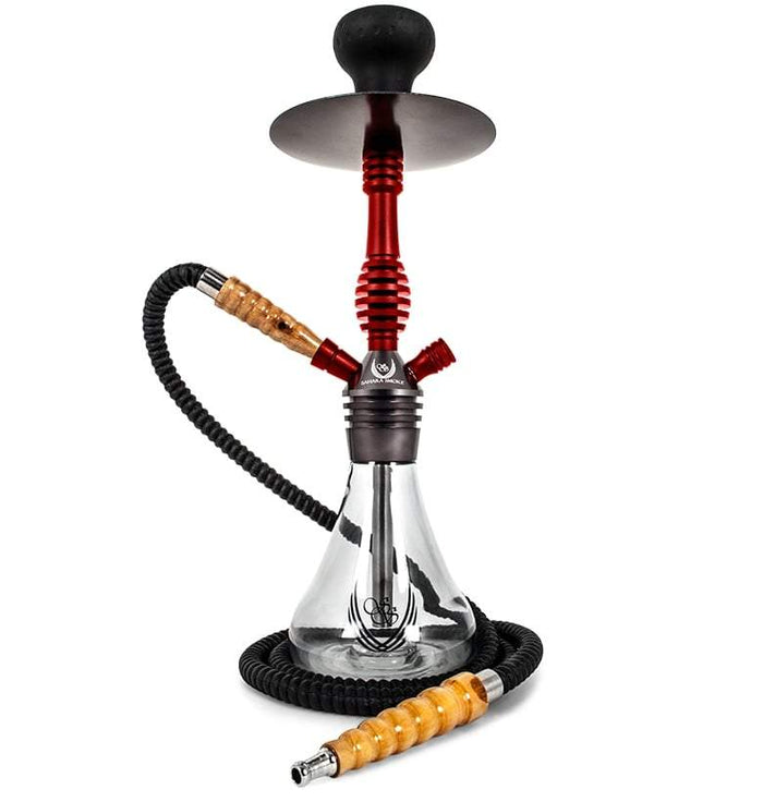 17.5" Sahara Smoke Hookah Genesis - Red - Sahara