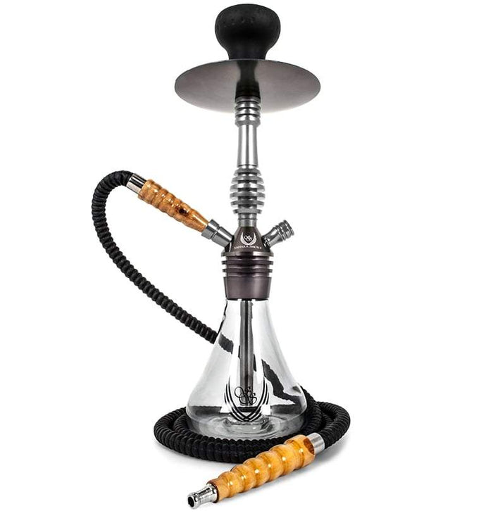 17.5" Sahara Smoke Hookah Genesis - Silver - Sahara