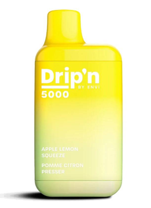 *EXCISED* RTL - Envi Drip'n Disposable Vape 5000 Puff Apple Lemon Squeeze - Drip'n