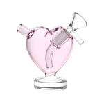 Glass Bubbler Pulsar From The Heart Glass Mini Bubbler 3" - Unbranded