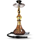 18" Sahara Smoke Hookah Khanjar - Amber - Sahara