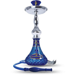 18" Sahara Smoke Hookah Khanjar - Blue - Sahara