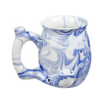 Ceramic Roast and Toast Mug Pipe Marble Blue - Roasted and Toasted