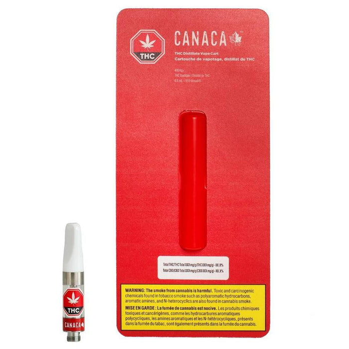 Extracts Inhaled - SK - Canaca THC Distillate 510 Vape Cartridge - Format: - Canaca