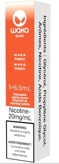 *EXCISED* RTL - Disposable Vape Waka Slam 2500 Puff W-A-K-A Punch - Waka