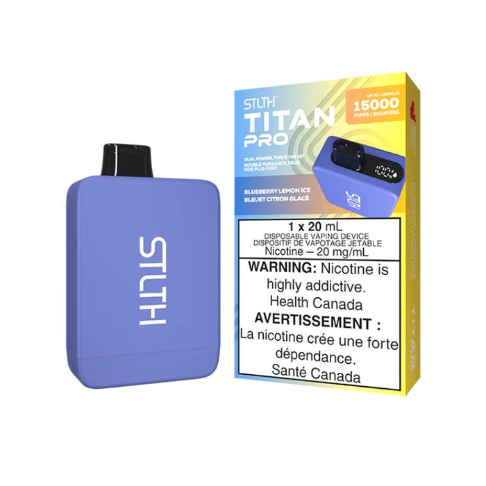 *EXCISED* RTL - Disposable Vape STLTH Titan Pro Blueberry Lemon Ice