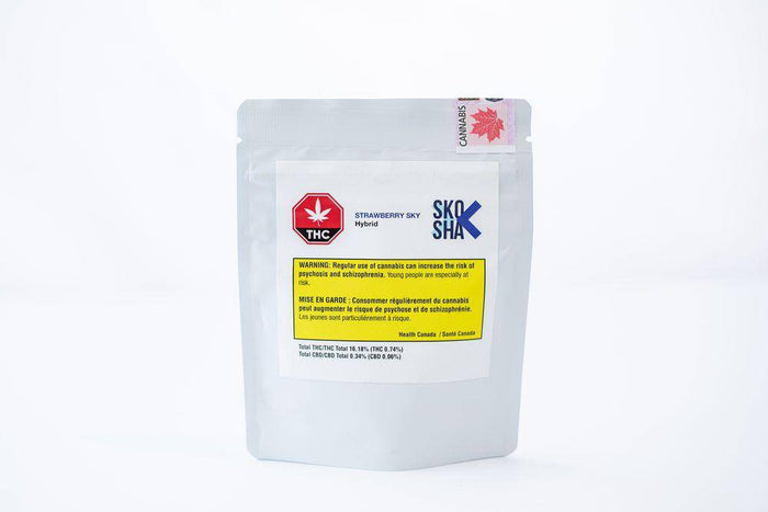 Dried Cannabis - MB - Skosha Strawberry Sky Flower - Grams: - Skosha