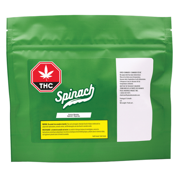 Dried Cannabis - MB - Spinach Cocoa Bomba Flower - Format: - Spinach