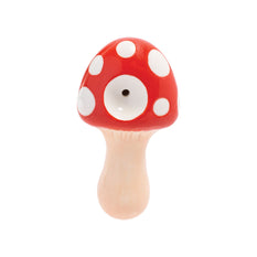 Ceramic Pipe Wacky Bowlz Mushroom 3.5" - Wacky Bowlz