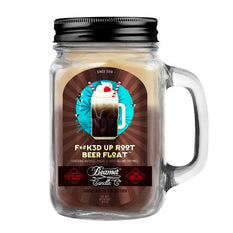 Candle Beamer Smoke Killer Collection F*#k3d Up Root Beer Large Glass Mason Jar 12oz - Beamer