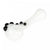 Red Eye Glass - 4" Commodore Handpipe White - Red Eye Glass