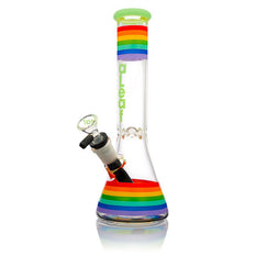 Glass Bong Aleaf Pride Rainbow 10"