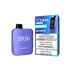 Federal *EXCISED* RTL - Disposable Vape STLTH Titan Max 50K Quad Berry Ice