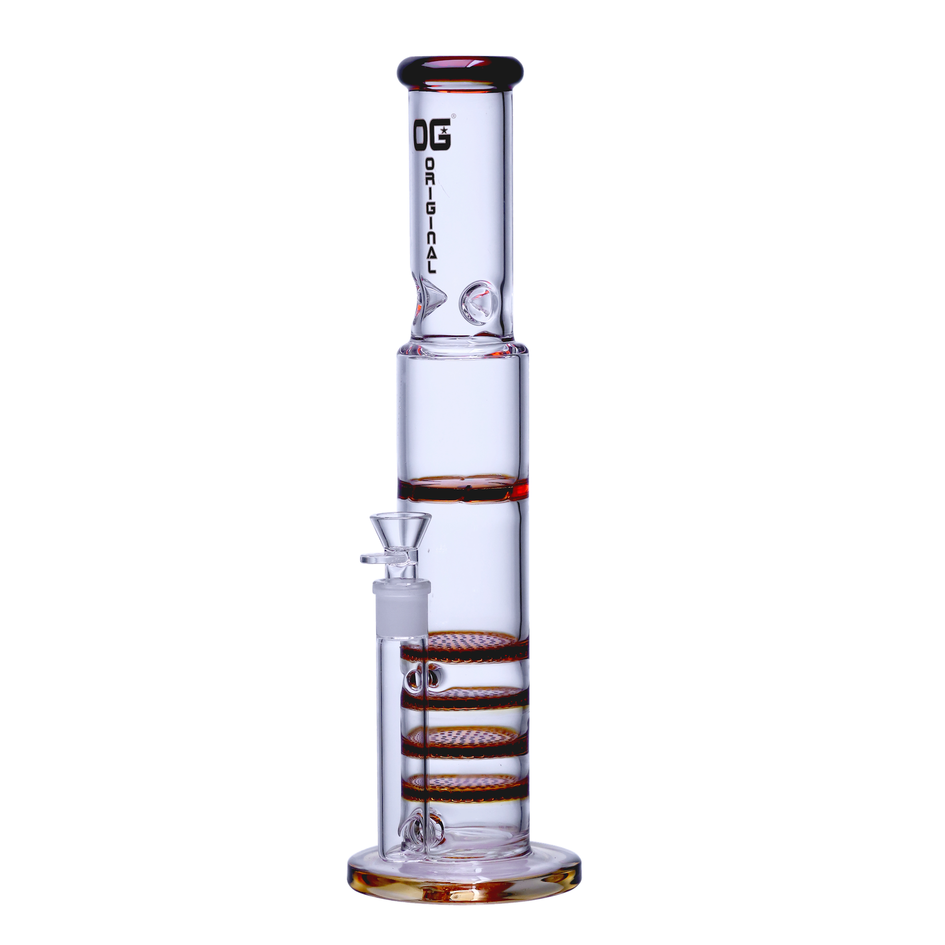 Glass Bong OG Honeycomb With Spinner 17