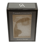 Glass Concentrate Accessory Cannacessories Quartz Banger 5MIL 14mm Male 90 Degree - CannAccessories