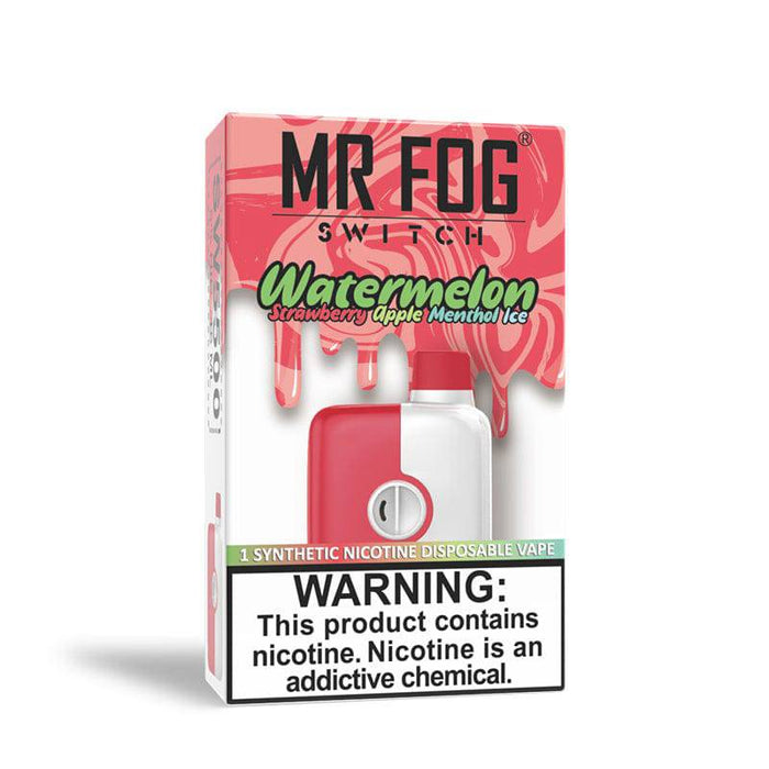 RTL - Mr Fog Switch Disposable Vape Watermelon Strawberry Apple Menthol Ice 5500 Puffs - Mr Fog