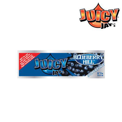 RTL - Juicy Jay Super Fine 1 1/4 Blueberry Hill Rolling Papers - Juicy Jay