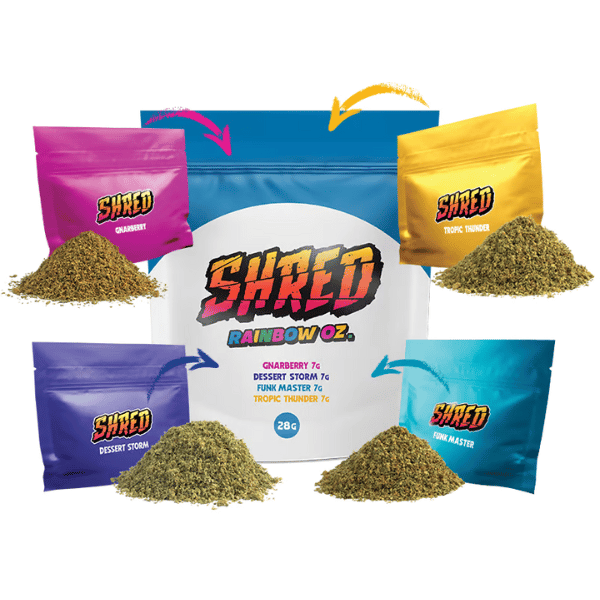 Dried Cannabis - SK - Shred Rainbow Oz Milled Flower - Format: - Shred